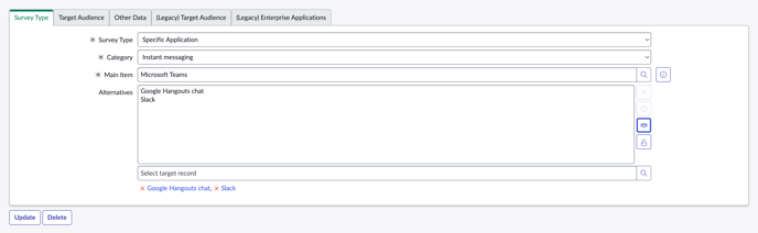 application-surveys-alternatives